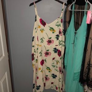 Plus size floral dress